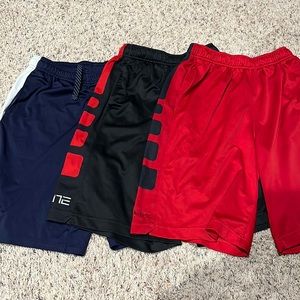 4 pairs Youth shorts - UA AND NIKE